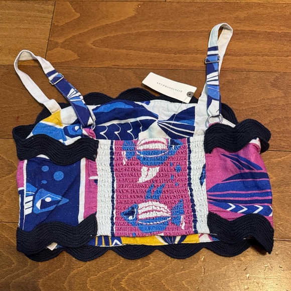 Anthropologie Vibrant Crop Top - Picture 4 of 4